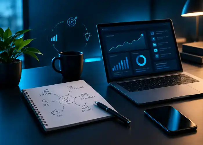 Digital Marketing Specialist in Calicut​ laptop image
